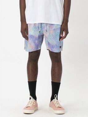 Barney Cools Amphibious Sea Spray Print Shorts Size 32